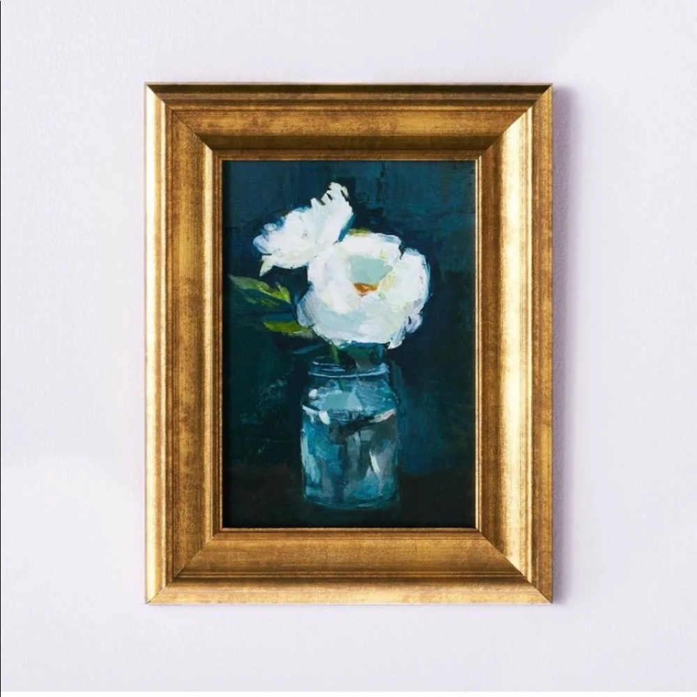 COPY - Studio McGee Navy Floral Art